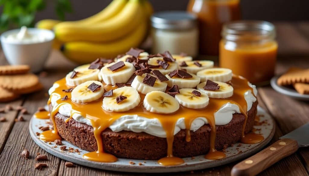 Découvrez la recette facile du banoffee, le célèbre dessert anglais mêlant banane, caramel et biscuit. Profitez aussi de nos astuces incontournables pour le réussir à coup sûr !