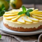 Découvrez notre recette gourmande de cheesecake aux poires, un dessert onctueux et fruité idéal pour régaler vos convives. Facile à préparer, ce cheesecake allie douceur et saveurs délicates.