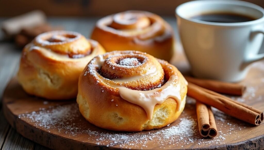 Découvrez la recette facile et gourmande des cinnamon rolls : des brioches moelleuses à la cannelle, parfaites pour le petit-déjeuner ou le goûter. Suivez nos étapes simples pour réussir ces délices sucrés à partager !
