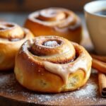 Découvrez la recette facile et gourmande des cinnamon rolls : des brioches moelleuses à la cannelle, parfaites pour le petit-déjeuner ou le goûter. Suivez nos étapes simples pour réussir ces délices sucrés à partager !
