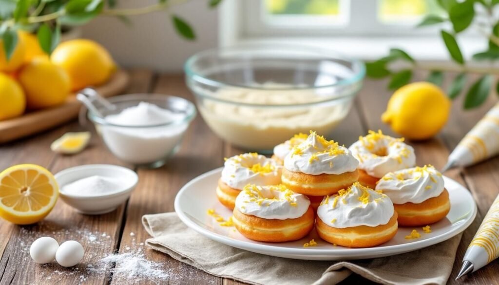 Découvrez comment préparer des donuts citron meringué moelleux avec notre recette facile et nos conseils pratiques. Surprenez vos proches avec ce dessert gourmand et original !