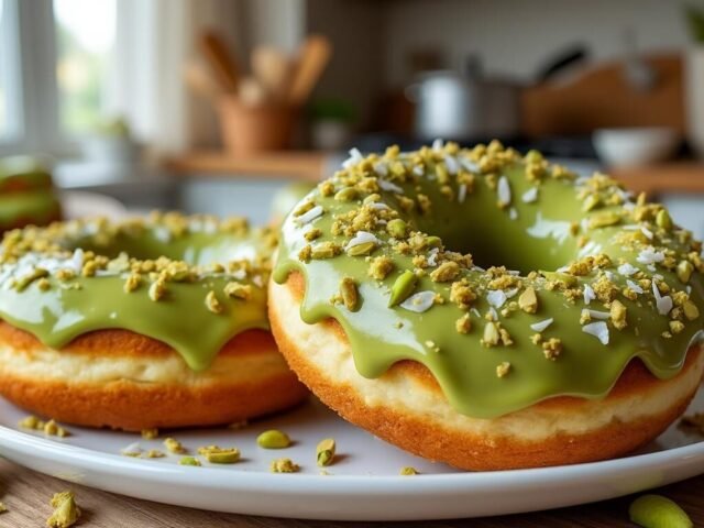 Donuts maison à la pistache : notre recette