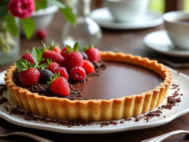 La meilleure tarte choco au lait pour régaler vos invités