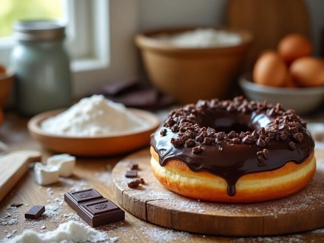 Le Dark Choco : Recette de donut au chocolat noir maison à tester