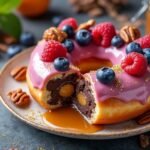 Découvrez le Donut Bueno revisité, une pâtisserie gourmande alliant douceur du chocolat et croquant du biscuit. Un délice étonnant pour les amateurs de nouvelles saveurs et d’expériences sucrées uniques !
