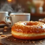 Découvrez le Mapple Donut, la nouvelle pause gourmande incontournable. Savourez ce délicieux donut moelleux au sirop d’érable, parfait pour tous les instants de douceur !
