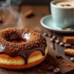Découvrez le donut Dulcey Chai Latte : une alliance gourmande entre la douceur du chocolat blond et les épices du chai latte. La nouvelle tendance sucrée qui réveillera vos papilles et enchantera vos pauses gourmandes.