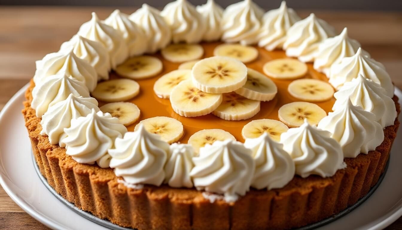 Découvrez la recette facile du banoffee, le dessert anglais gourmand à base de banane, caramel et chantilly. Suivez nos astuces incontournables pour réussir un banoffee parfait et faire sensation à chaque dégustation !