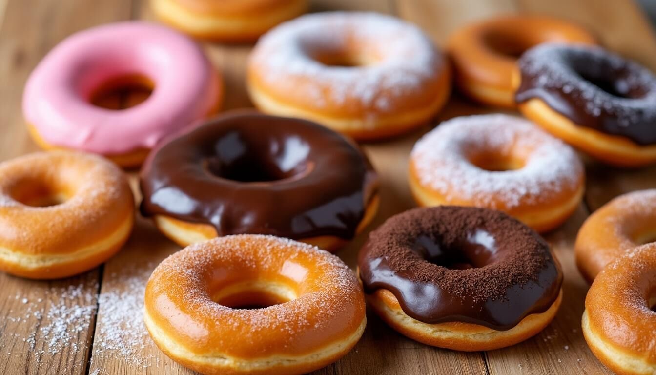 Profitez de notre offre gourmande : pour l'achat de 9 donuts, recevez 2 donuts offerts ! Succombez à la tentation et faites plaisir à vos proches avec ce bon plan sucré.