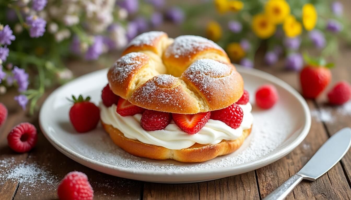 Découvrez la recette inratable de la célèbre Tropézienne : une brioche moelleuse garnie d'une délicieuse crème, expliquée étape par étape pour réussir à coup sûr ce dessert emblématique du sud de la France.