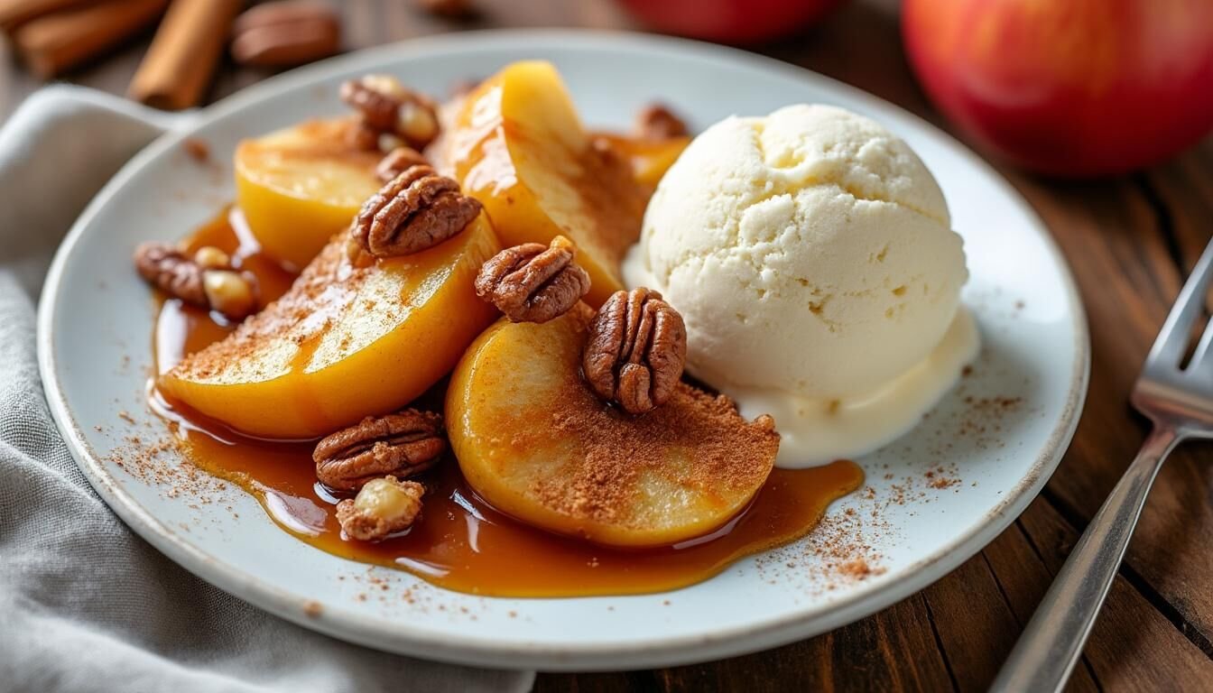 Découvrez une recette facile d'Apple Cinnamon (Pomme-Cannelle) : un dessert délicieux, simple à réaliser avec des ingrédients naturels. Parfait pour un goûter gourmand ou un dessert réconfortant !