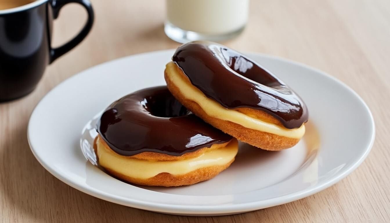 Découvrez comment réaliser facilement des Donuts Boston Cream moelleux et gourmands grâce à cette recette pas à pas idéale pour tous les niveaux. Surprenez vos proches avec ces beignets fourrés à la crème et nappés de chocolat !