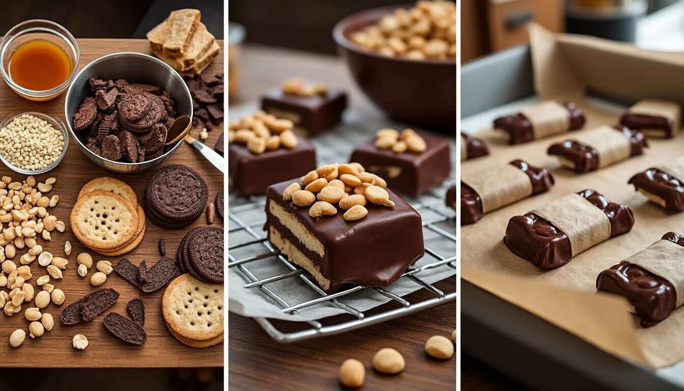 Découvrez comment préparer des Snickers revisités avec cette recette facile et gourmande. Parfaits pour les amateurs de chocolat, caramel et cacahuètes ! Idéal pour vos pauses sucrées.