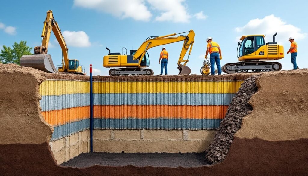 apprenez les principes et avantages de la technique des parois clouées, une méthode efficace pour consolider les sols en génie civil et construction.